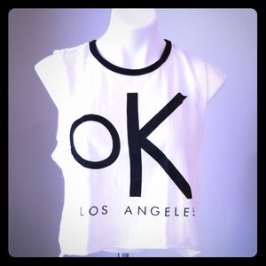 🌶 'OK' Sleeveless Crop Top